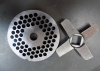 #12 Meat Grinder German Made Reversible 1/4" Grinder Plate With German Made Knife Will Fit all #12 M